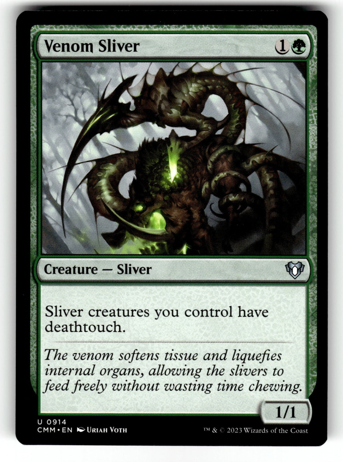 Venom Sliver – 914 CMM: Commander Masters U NM