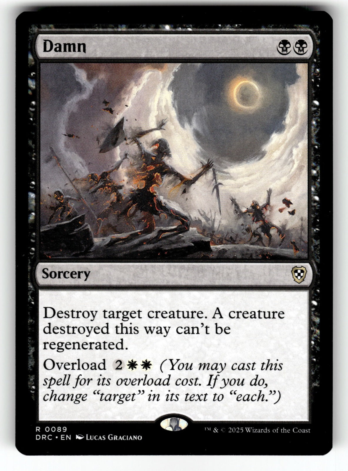 Damn – 89 DRC: Commander: Aetherdrift R NM