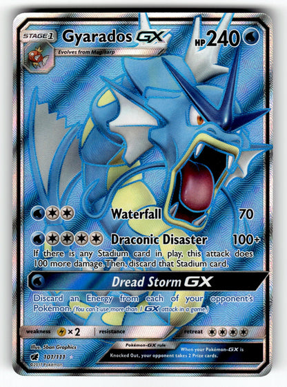 Gyarados GX (Full Art) – 101/111 SM04: SM - Crimson Invasion Ultra Rare HoloMP