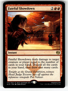 Fateful Showdown – 114 KLD: Kaladesh R NM