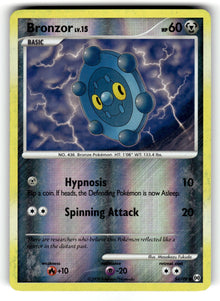 Bronzor (54) – 54/99 AR: Arceus Common Reverse Holo LP