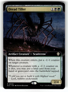 Dread Tiller (Extended Art) – 40 ECC: Commander: Lorwyn Eclipsed R NM
