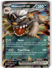 Mabosstiff ex - – 086 SVP: SV: Scarlet & Violet Promo Cards Promo Holo NM