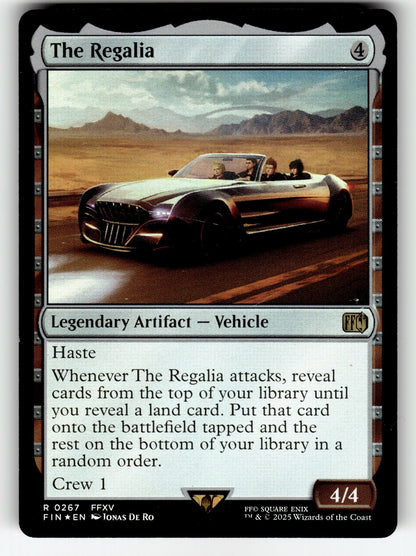 The Regalia – 267 FIN: FINAL FANTASY R Foil NM