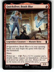 Quicksilver, Brash Blur – 148 MSH: Marvel Super Heroes R NM
