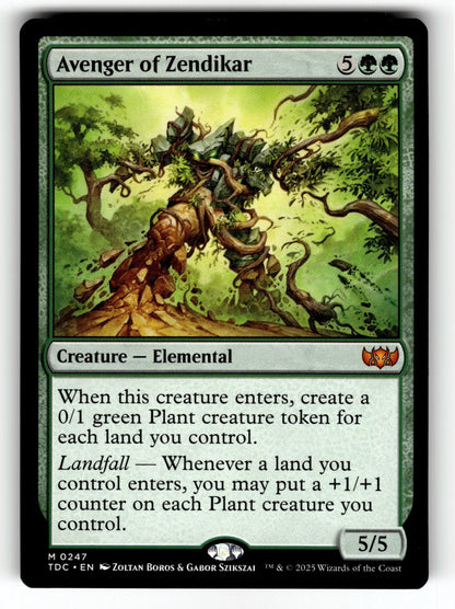 Avenger of Zendikar – 247 TDC: Commander: Tarkir: Dragonstorm M NM