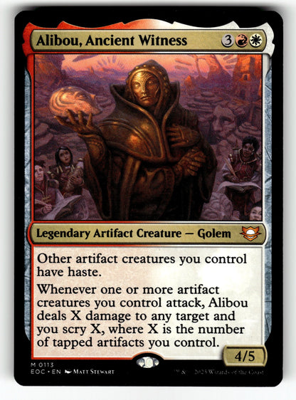 Alibou, Ancient Witness – 113 EOC: Commander: Edge of Eternities M NM