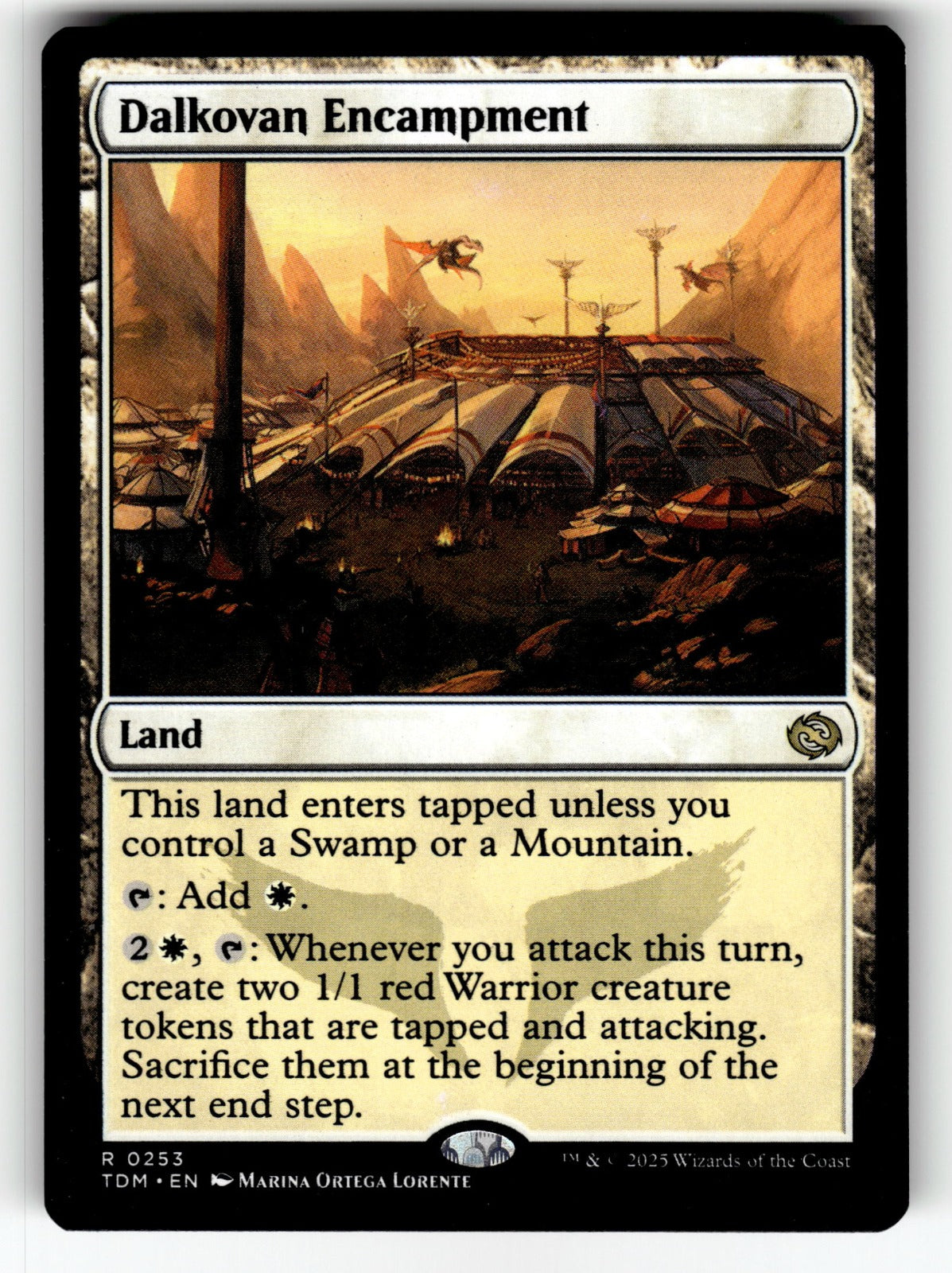 Dalkovan Encampment – 253 TDM: Tarkir: Dragonstorm R NM