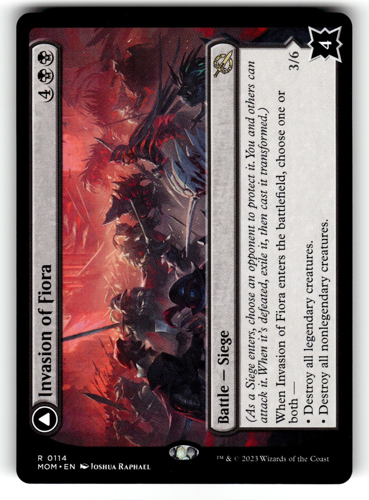 Invasion of Fiora – 114 MOM: March of the Machine R NM