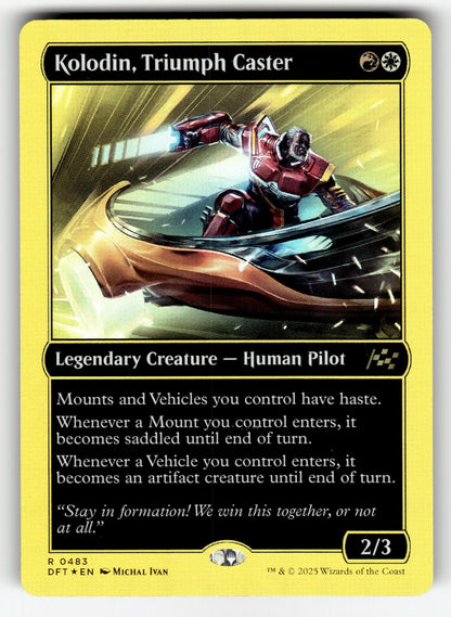 Kolodin, Triumph Caster (First-Place Foil) – 483 DFT: Aetherdrift R Foil NM