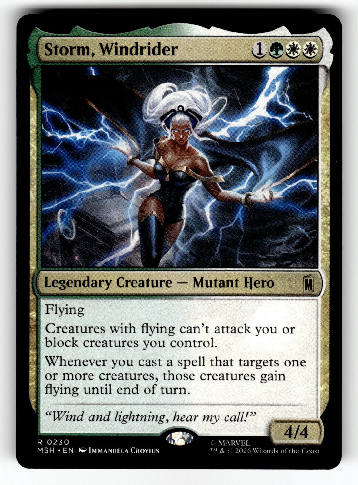 Storm, Windrider – 230 MSH: Marvel Super Heroes R NM