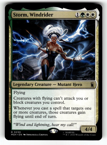 Storm, Windrider – 230 MSH: Marvel Super Heroes R NM