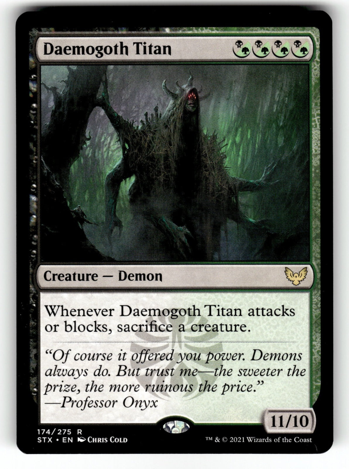 Daemogoth Titan – 174 STX: Strixhaven: School of Mages R NM
