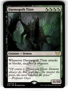 Daemogoth Titan – 174 STX: Strixhaven: School of Mages R NM