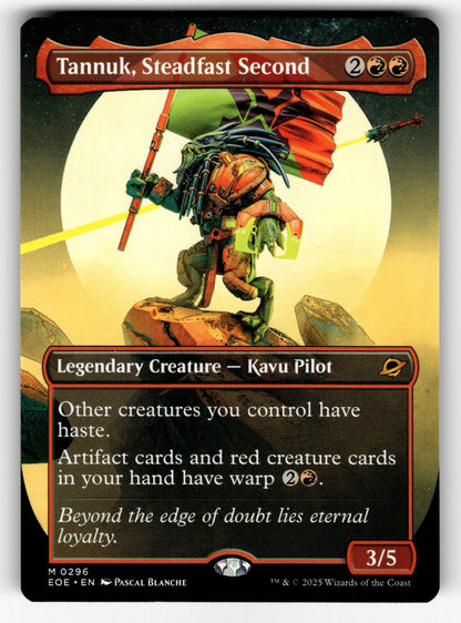 Tannuk, Steadfast Second (Borderless) – 296 EOE: Edge of Eternities M NM