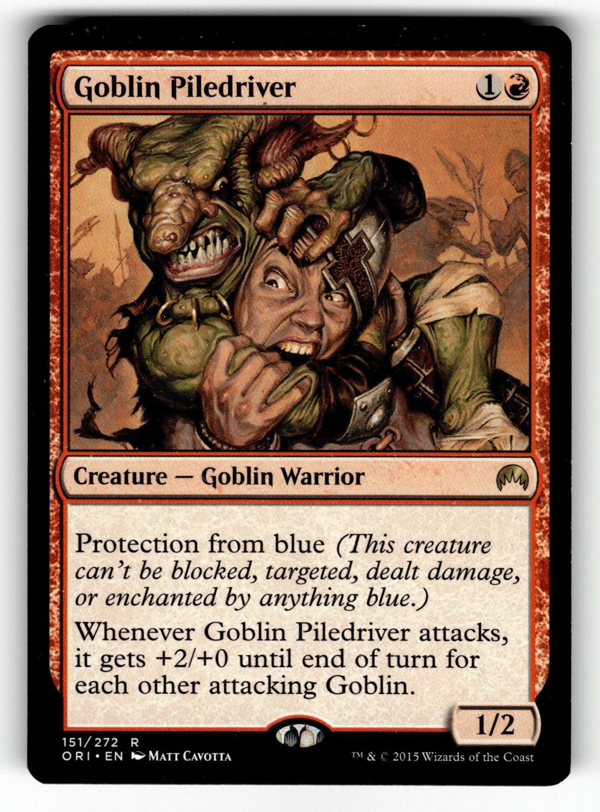 Goblin Piledriver – 151 ORI: Magic Origins R NM