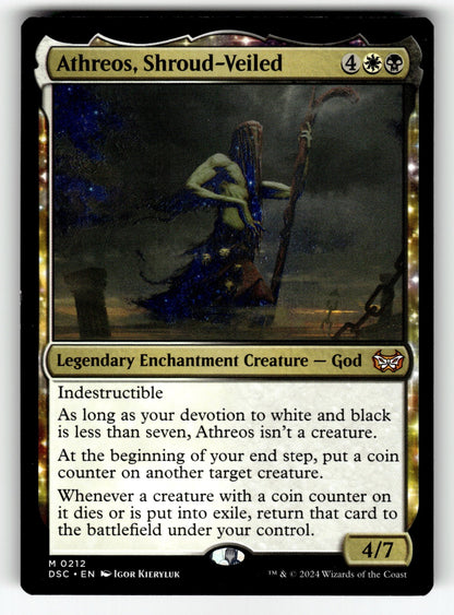 Athreos, Shroud-Veiled – 212 DSC: Commander: Duskmourn: House of Horror M NM