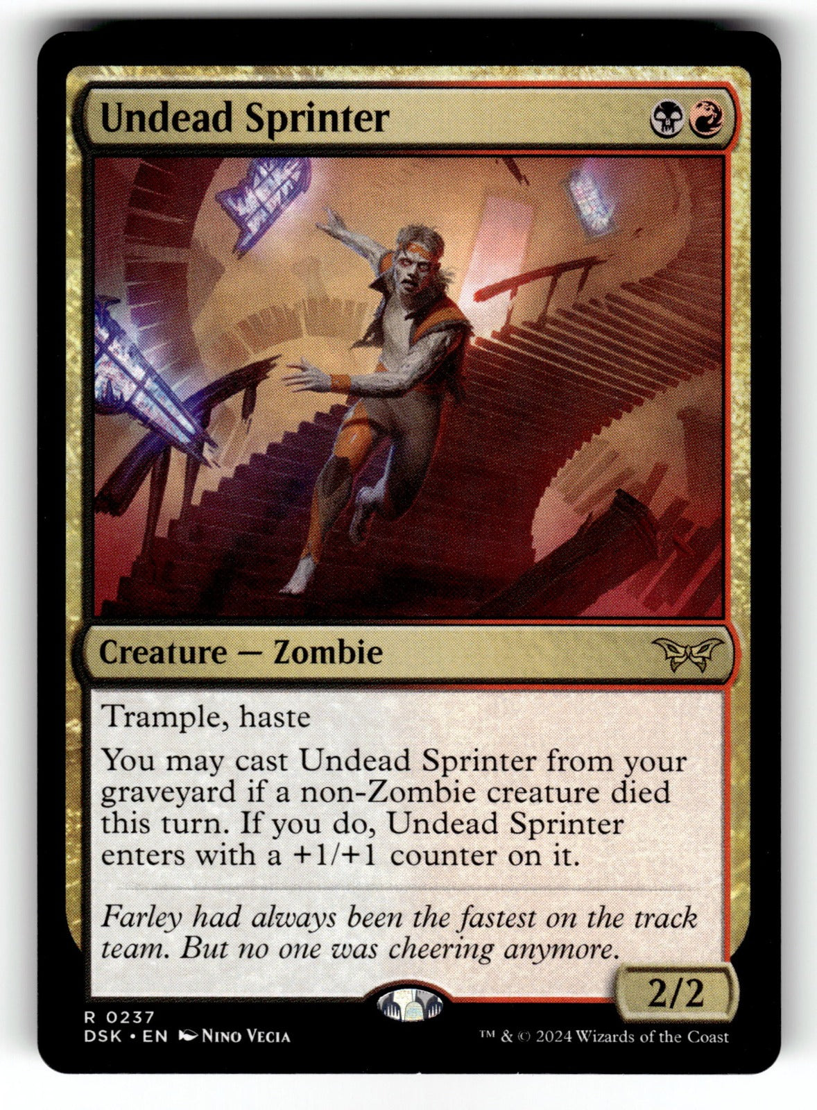 Undead Sprinter – 237 DSK: Duskmourn: House of Horror R NM