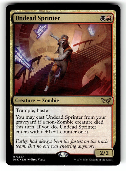 Undead Sprinter – 237 DSK: Duskmourn: House of Horror R NM
