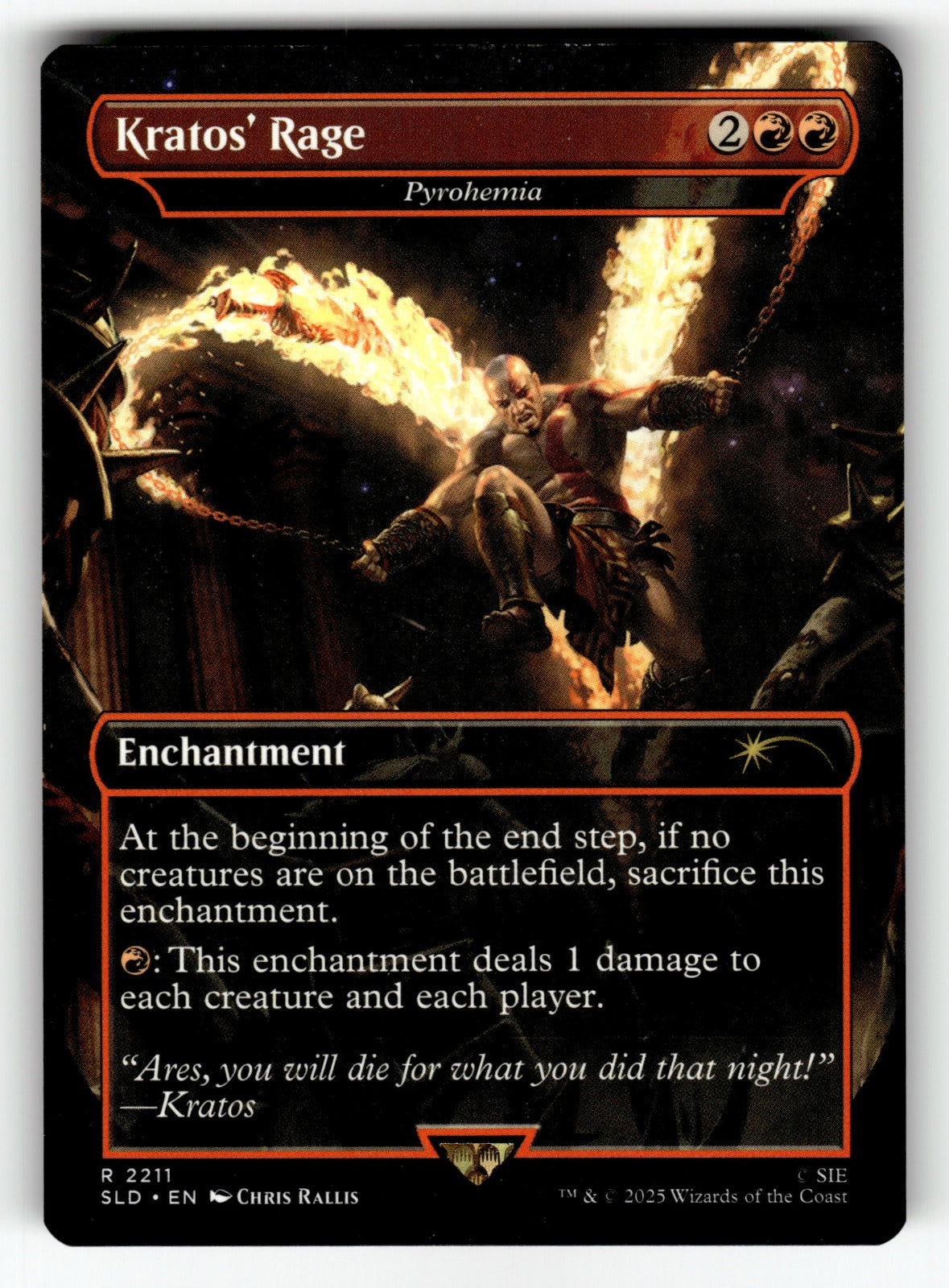 Kratos' Rage - Pyrohemia – 2211 SLD: Secret Lair Drop Series R NM