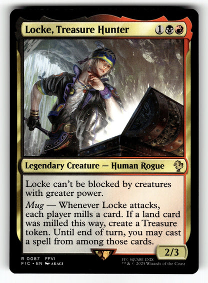 Locke, Treasure Hunter – 87 FIC: Commander: FINAL FANTASY R NM