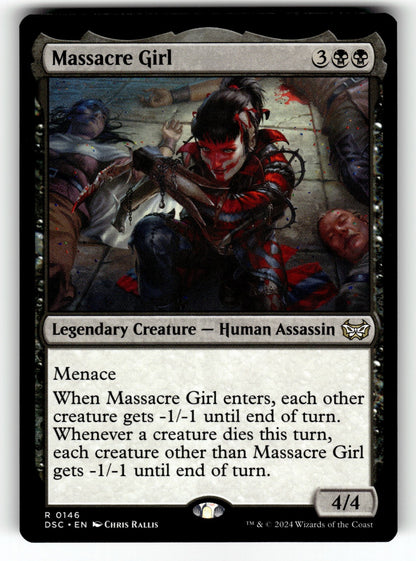 Massacre Girl – 146 DSC: Commander: Duskmourn: House of Horror R NM