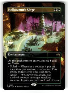 Hollowmurk Siege (Borderless) – 387 TDM: Tarkir: Dragonstorm R NM