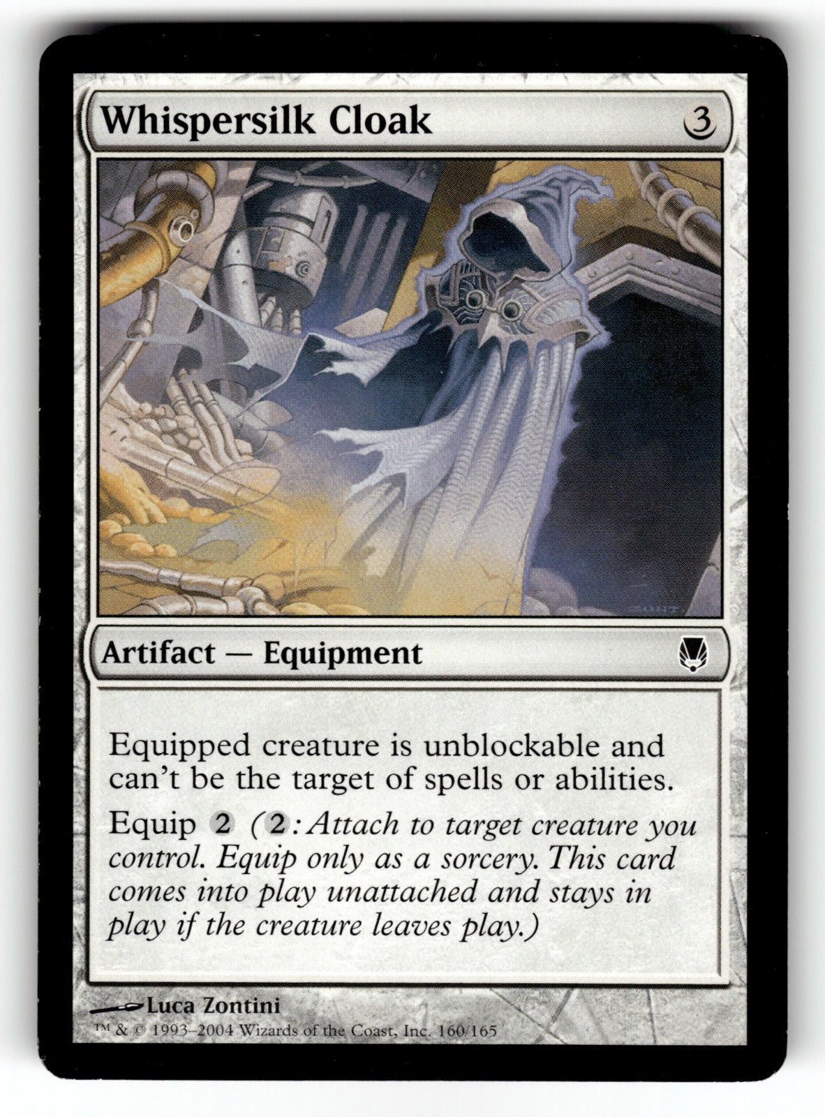 Whispersilk Cloak – 160 DST: Darksteel C MP