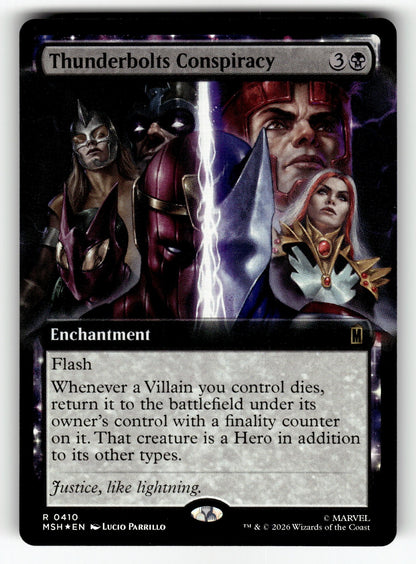 Thunderbolts Conspiracy (Extended Art) – 410 MSH: Marvel Super Heroes R Foil NM