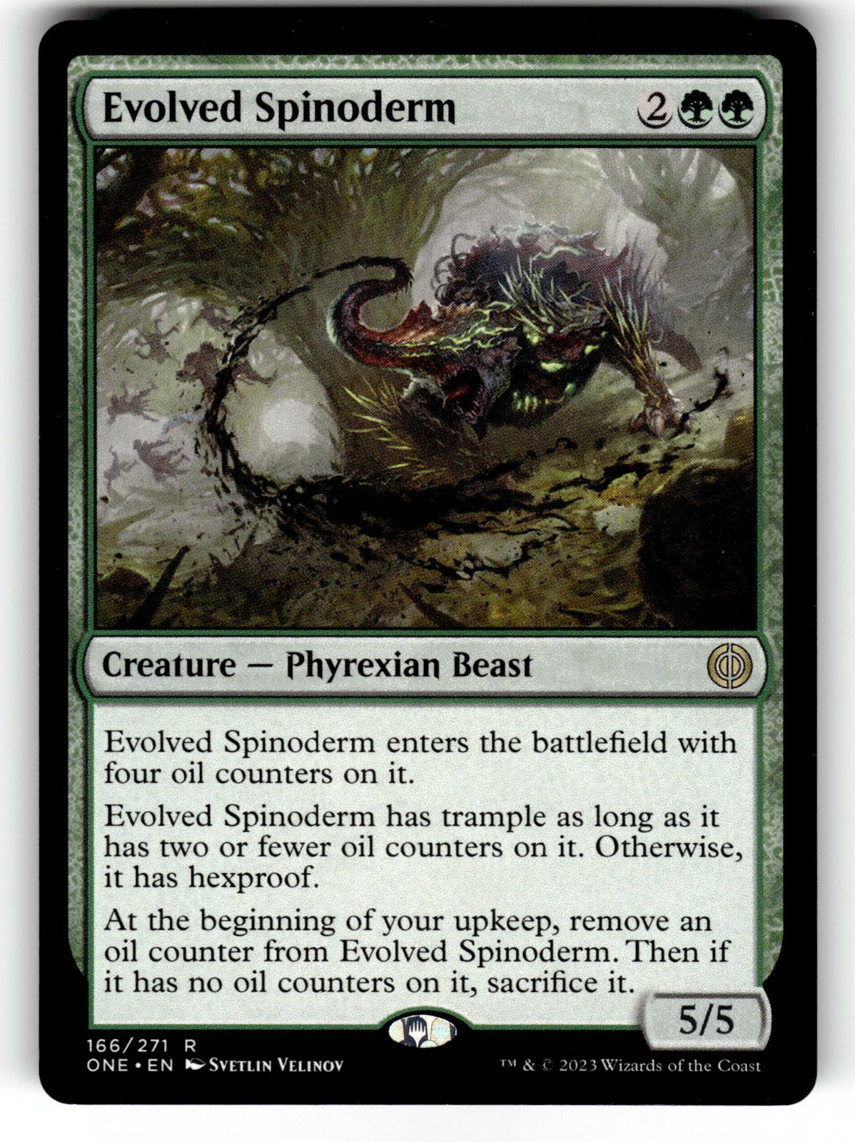 Evolved Spinoderm – 166 ONE: Phyrexia: All Will Be One R NM