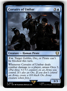Corsairs of Umbar – 19 LTC: Commander: The Lord of the Rings: Tales of Middle-earth R NM