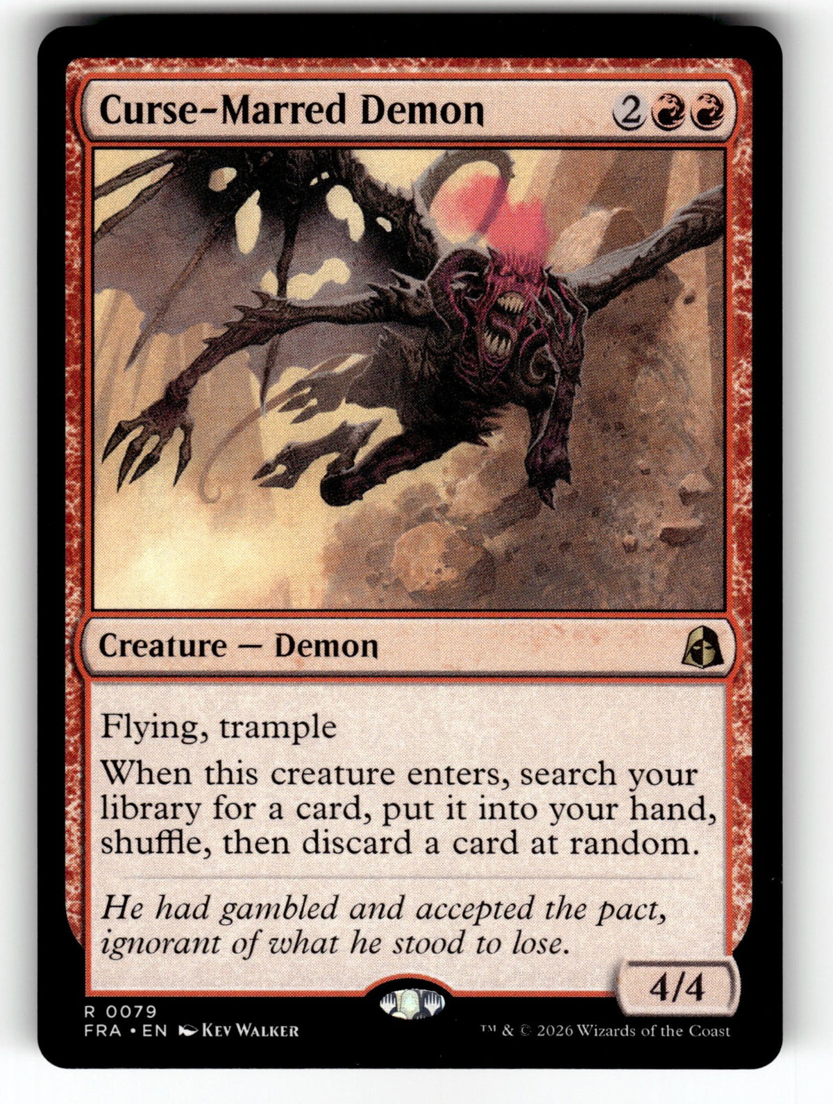 Curse-Marred Demon – 79 FRA: Reality Fracture R NM