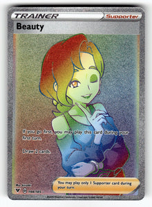 Beauty (Secret) - 194/185 SWSH04: SWSH04: Vivid Voltage Secret Rare Holo NM