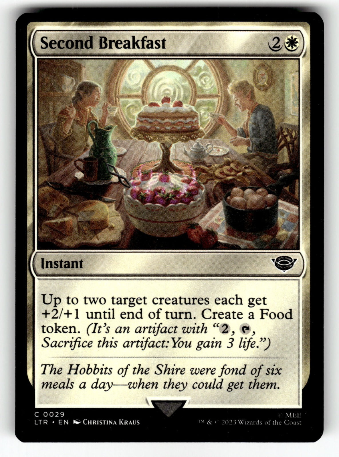 Second Breakfast – 29 LTR: Universes Beyond: The Lord of the Rings: Tales of Middle-earth C NM