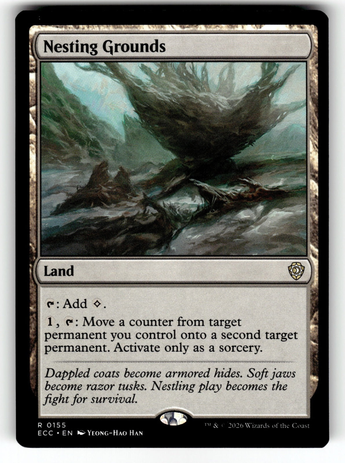 Nesting Grounds – 155 ECC: Commander: Lorwyn Eclipsed R NM
