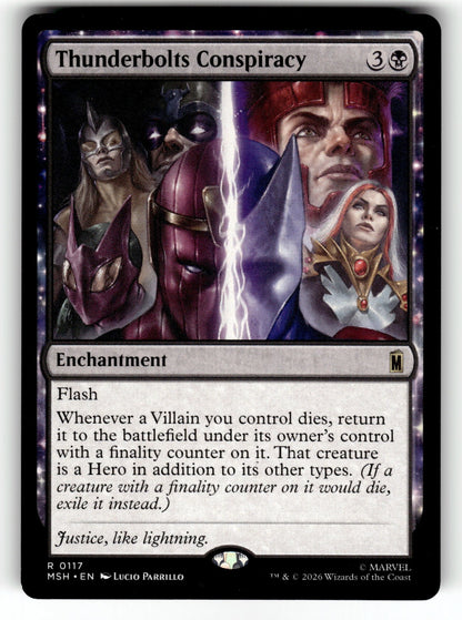 Thunderbolts Conspiracy – 117 MSH: Marvel Super Heroes R NM