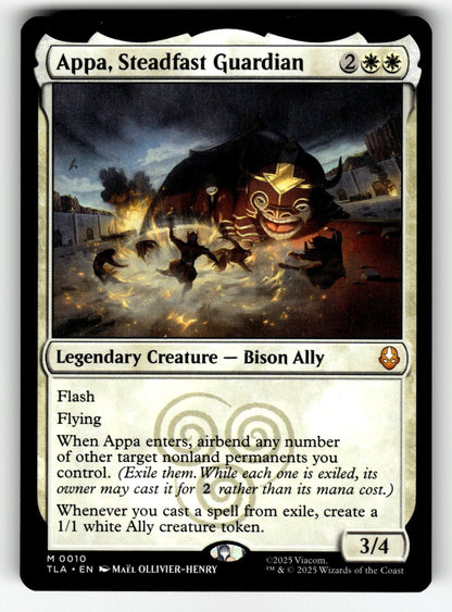 Appa, Steadfast Guardian – 10 TLA: Avatar: The Last Airbender M NM