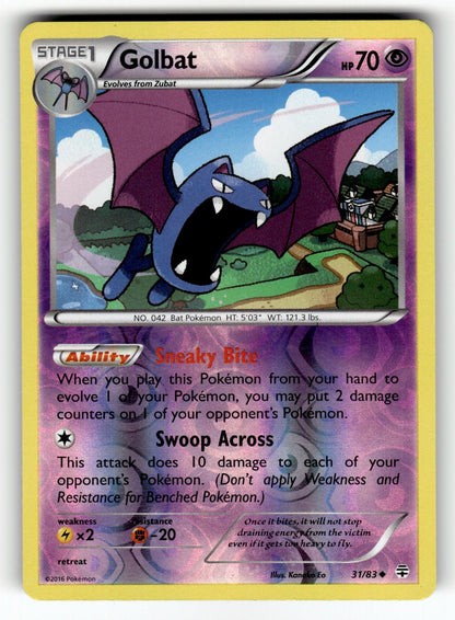 Golbat – 31/83 GEN: Generations Uncommon Reverse Holo LP