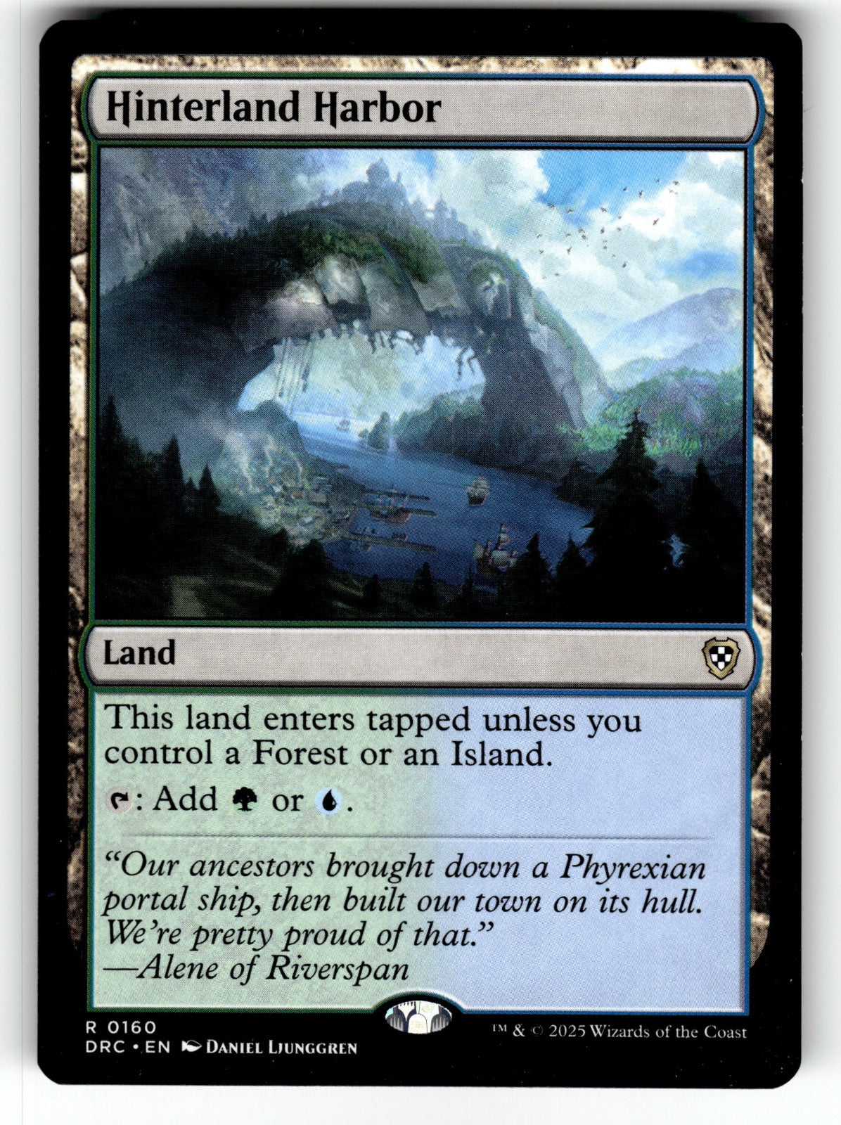 Hinterland Harbor – 160 DRC: Commander: Aetherdrift R NM