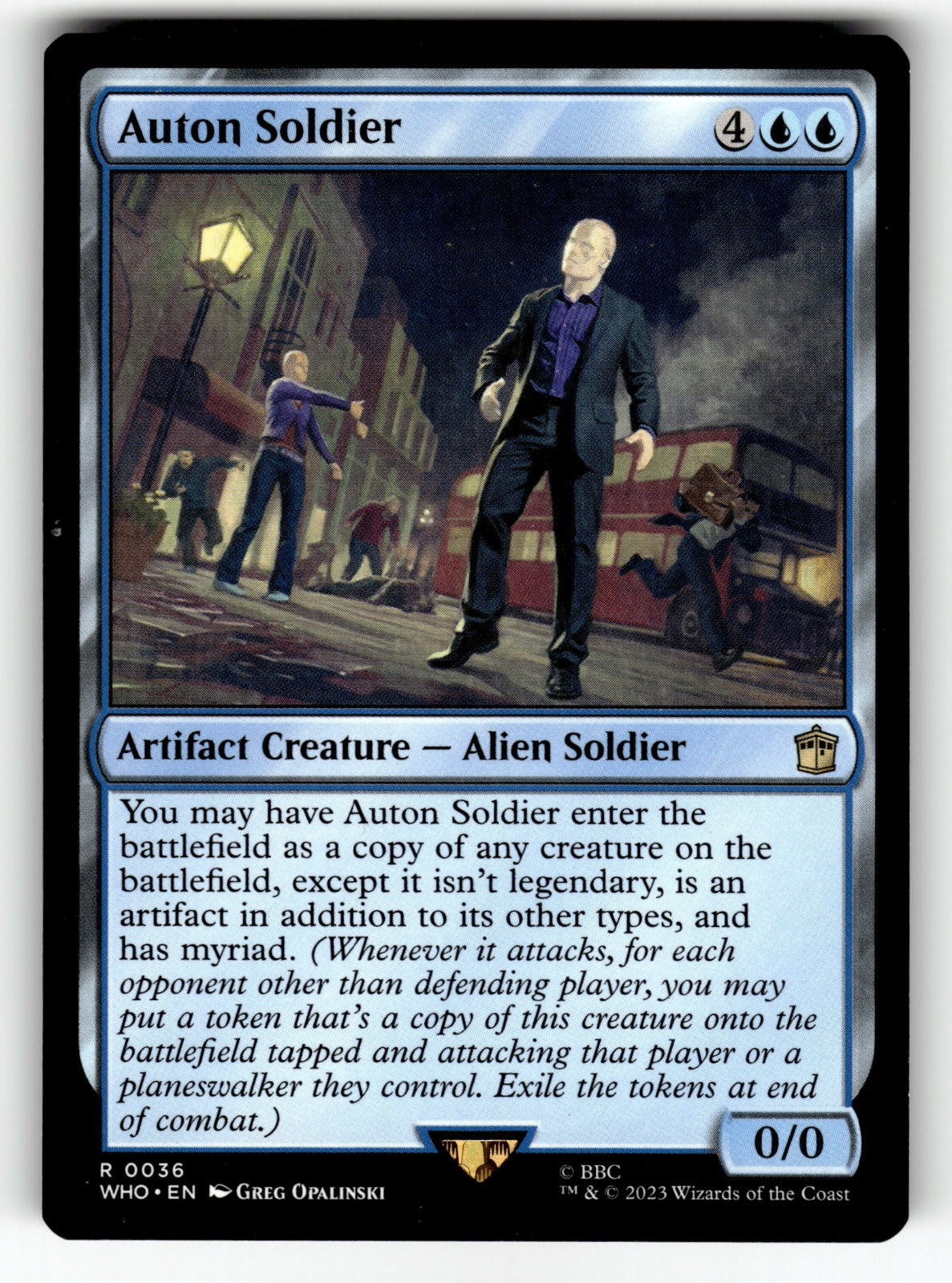 Auton Soldier – 36 WHO: Universes Beyond: Doctor Who R NM