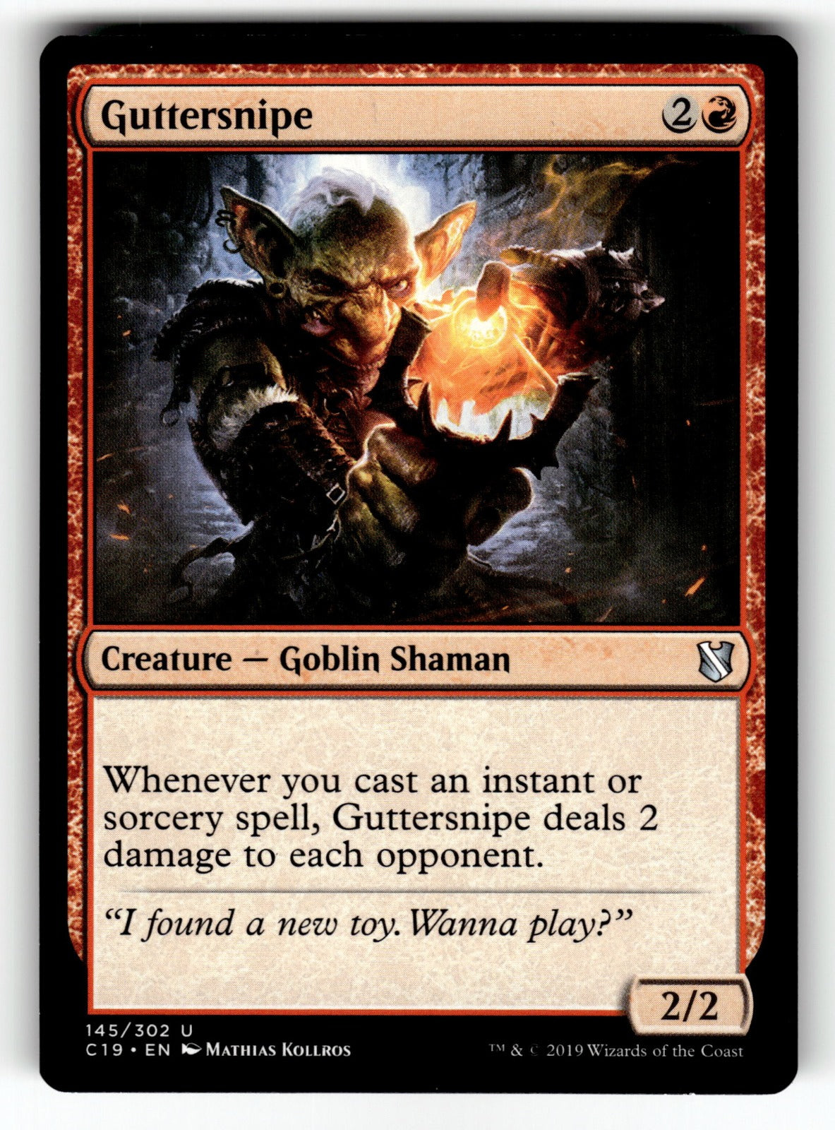 Guttersnipe – 145 C19: Commander 2019 U LP