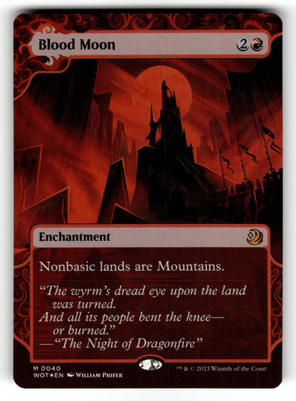Blood Moon – 40 WOT: Wilds of Eldraine: Enchanting Tales M Foil LP