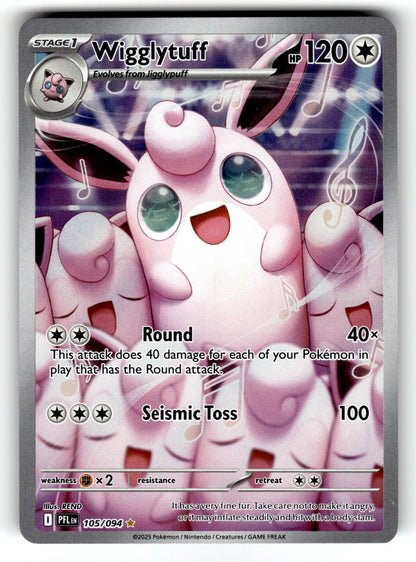 Wigglytuff – 105/094 PFL: ME02: Phantasmal Flames Illustration Rare HoloNM