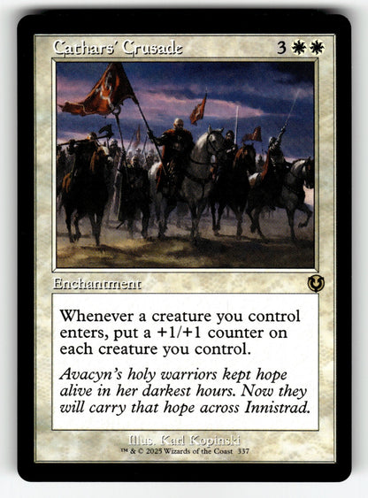Cathars' Crusade (Retro Frame) – 337 INR: Innistrad Remastered R NM