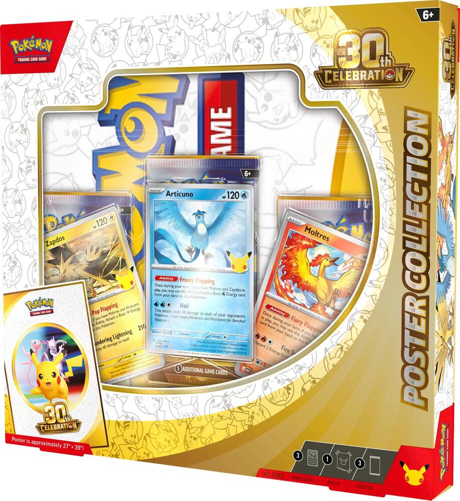 POKEMON 30TH CELEBRATION POSTER COLL