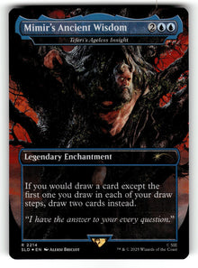 Mimir's Ancient Wisdom - Teferi's Ageless Insight – 2214 SLD: Secret Lair Drop Series R Foil NM