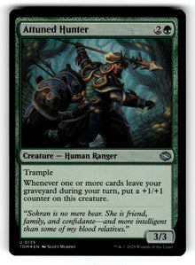 Attuned Hunter – 135 TDM: Tarkir: Dragonstorm U Foil NM