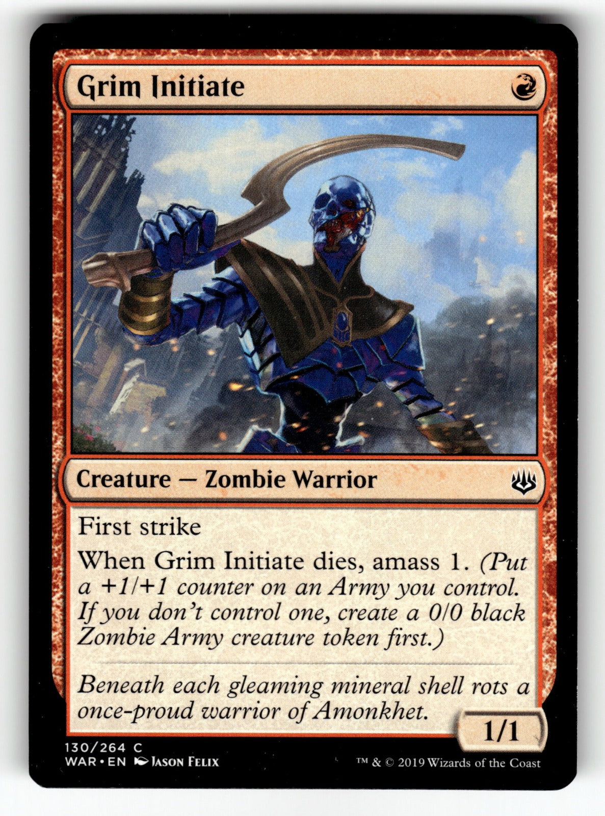 Grim Initiate – 130 WAR: War of the Spark C LP