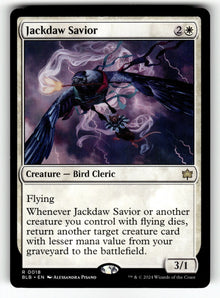 Jackdaw Savior – 18 BLB: Bloomburrow R NM