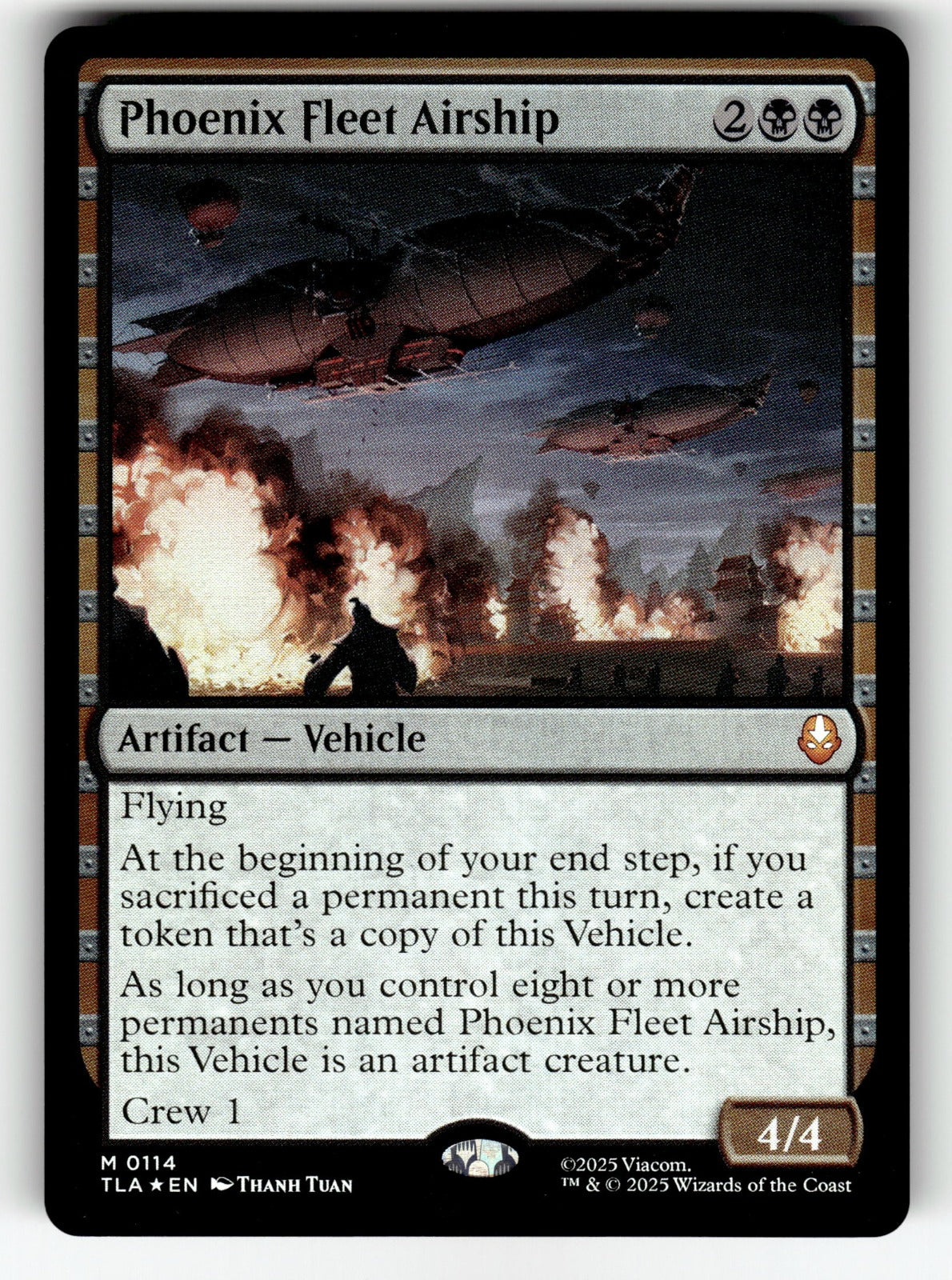 Phoenix Fleet Airship – 114 TLA: Avatar: The Last Airbender M Foil NM